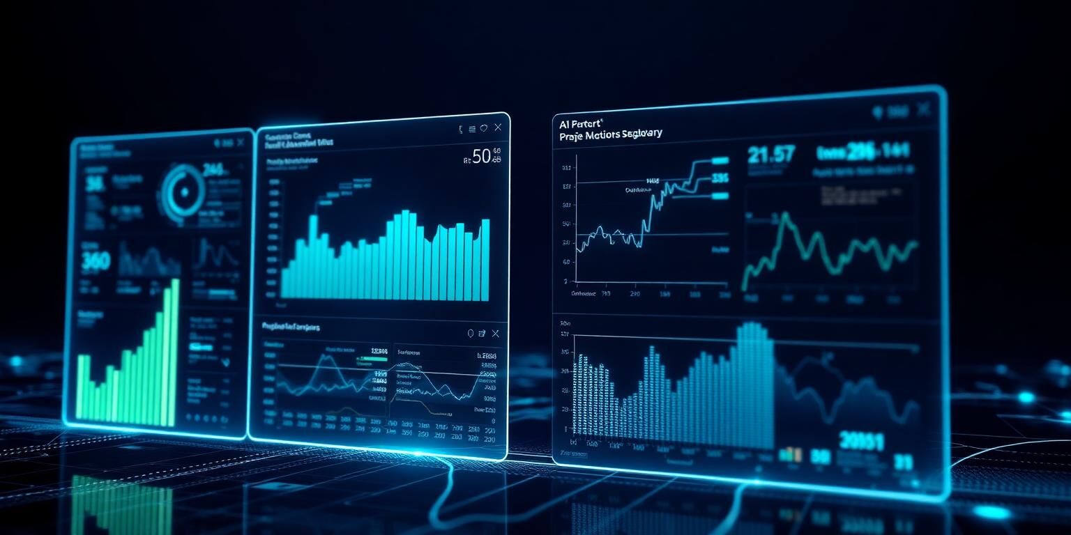 Observability dashboard with live AI agent metrics